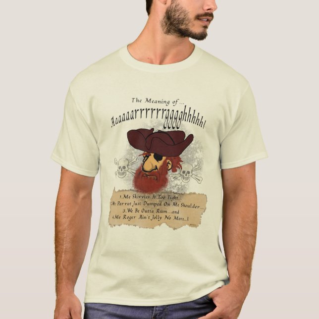 T-shirt L'ennui du pirate (Devant)