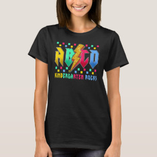 T-shirt L'Enseignant ABCD Revient À L'École En Classe AB