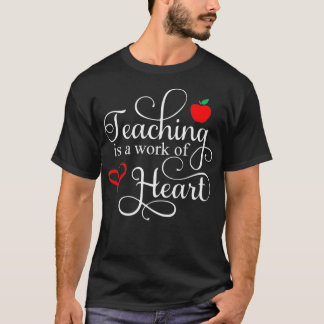 T-shirt L'enseignement est une oeuvre de Coeur