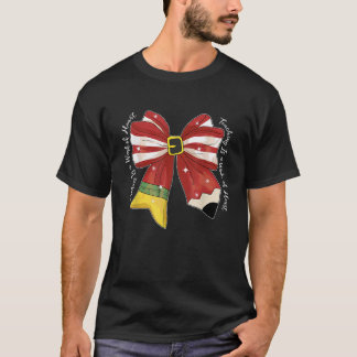 T-shirt L'Enseignement Est Une Oeuvre De Coeur Coquette No