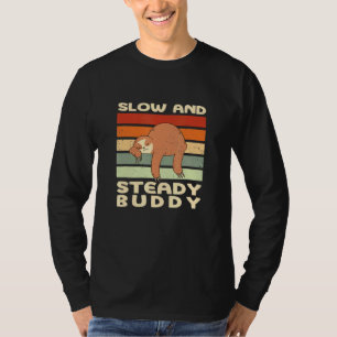 T-shirt Lente Et Régulière Fente Fente Lazy Fente Amis 2