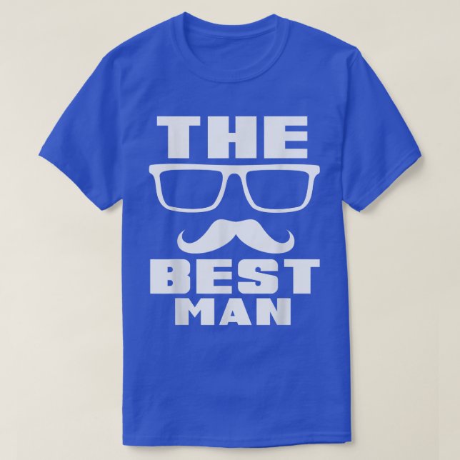 T-shirt L'enterrement de vie de garçon de l'homme le plus  (Design devant)