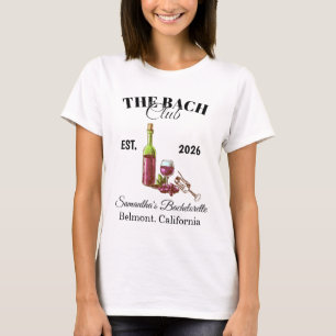 T-shirt L'enterrement de vie de jeune fille du Club BACH