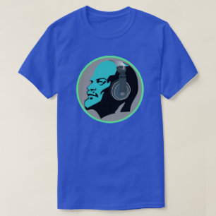 T-SHIRT LENTIN BLEU URBAN AVEC TÉLÉPHONES