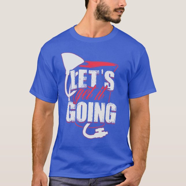 T-shirt L'entonnoir de bière nous a laissés lui obtenir le (Devant)