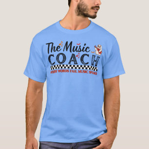 T-shirt L'Entraîneur De Musique Où Word Fail Music Parle D