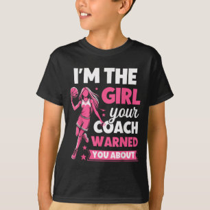 T-shirt L'entraîneuse Fille Avertie - Baseball Drôle