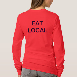 T-SHIRT LENTS VIVANTS MANGENT DES GENS DU PAYS