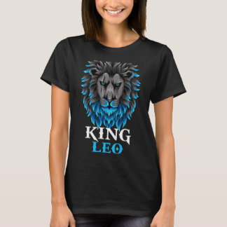 T-shirt Leo Anniversaire King Leo Zodiac Anniversaire Part