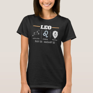 T-shirt Leo Faits Anniversaire Classic signe Zodiaque Lion