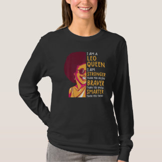 T-shirt Leo Queen  For Women Astrology Zodiac  Girls Leo