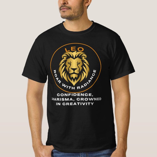 T-shirt Leo : Rouler avec un rayon (Devant)