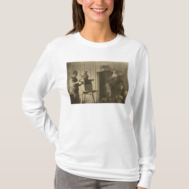 T-shirt Léon Tolstoï et le prince Paolo de sculpteur (Devant)