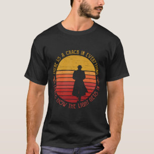 T-shirt Leonard Cohen Il y a une fissure dans tout