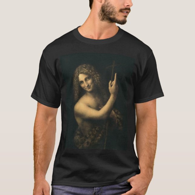 T-shirt Léonard de Vinci - Saint Jean Baptiste (Devant)