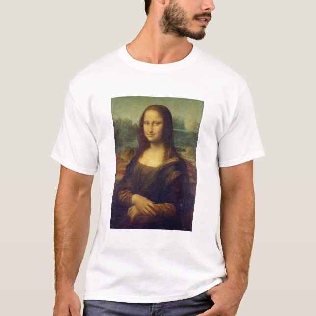 T-shirt Leonardo Da Vinci, Mona Lisa, La Gioconda (Devant)