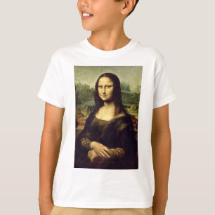 T-shirt Leonardo Da Vinci - Portrait de Mona Lisa.
