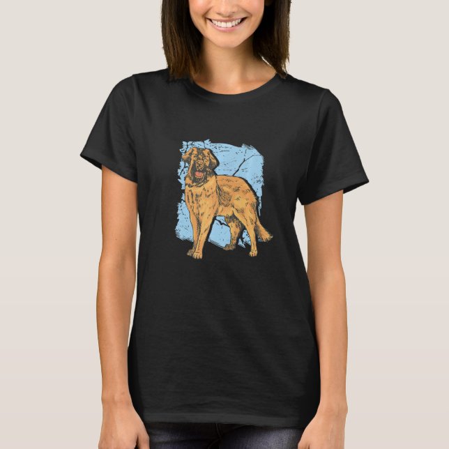 T-shirt Leonberger Dog Breed Premium (Devant)
