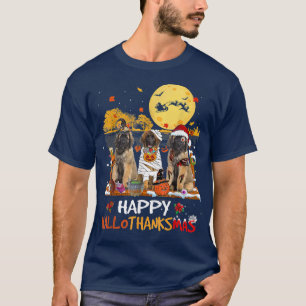 T-shirt Leonberger Hallothanksmas Halloween Thanksgi
