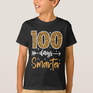 T-shirt Leopard 100e Jour D'Enseignant Enfants 100 Jours