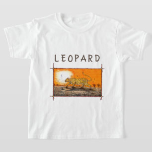 T-shirt Leopard africain