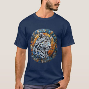 T-shirt Léopard aux tons chauds et froids