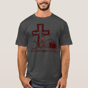 T-shirt Léopard Beaucoup Peuvent Se Passer En 3 Jours Pâqu