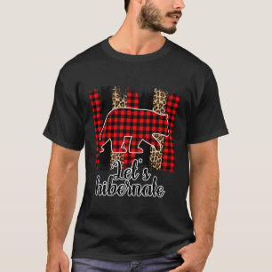 T-shirt Léopard Buffalo Plaid Motif Wint