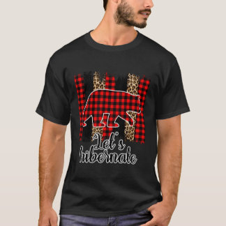 T-shirt Léopard Buffalo Plaid Motif Wint
