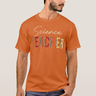T-shirt Leopard de professeur de sciences Automne Amateurs