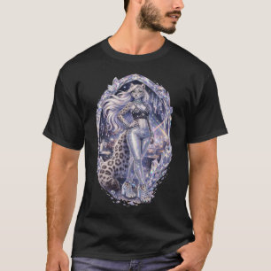 T-shirt Léopard des neiges Cyrstal Punk