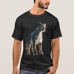 T-shirt Léopard des neiges panthère grands félins panthère