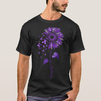 T-shirt Leopard Fibromyalgie Sensibilisation au ruban viol