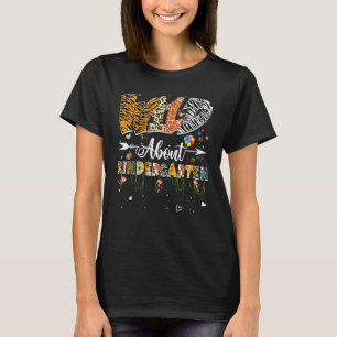 T-shirt Léopard Fou de la Maternelle Retour à l'École Sûr