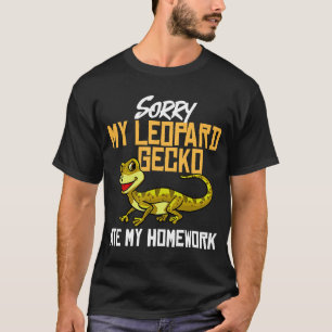 T-shirt Leopard Gecko Care Tank Lizard Reptile