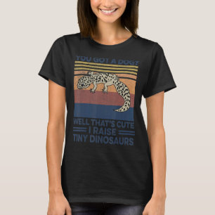 T-shirt Leopard Gecko I Lelever de minuscules dinosaures H