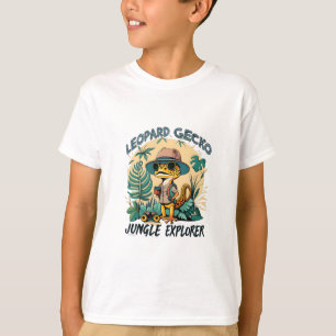 T-shirt Leopard Gecko Jungle Explorer : Aventure sauvage