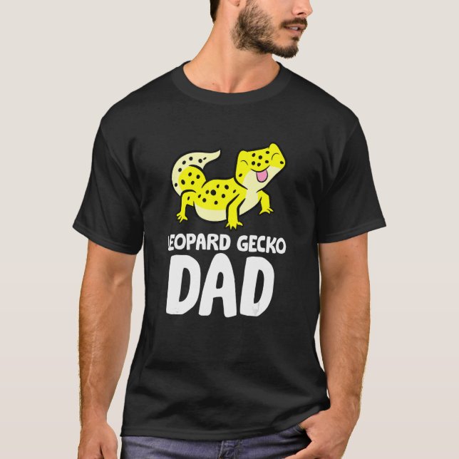 T-shirt Leopard Gecko Papa Lizard Reptile Père Leopard Ge (Devant)