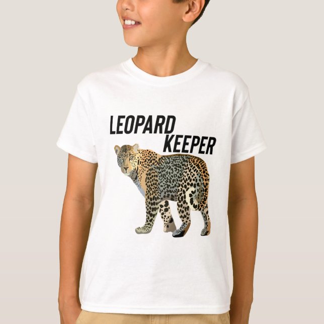 T-shirt Leopard Keeper (Devant)