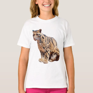 T-shirt léopard nébuleux photographie jungle grand félin a