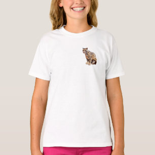 T-shirt léopard nébuleux photographie jungle grand félin a