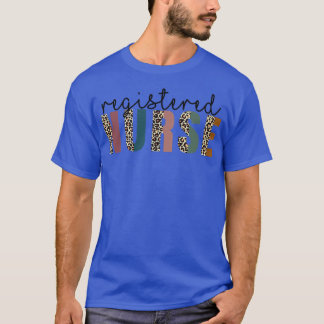 T-shirt Leopard Nurse RN LPN pour les infirmières autorisé