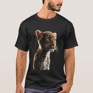 T-shirt Léopard Panthère Gros Chats Panthères Mignons Léop