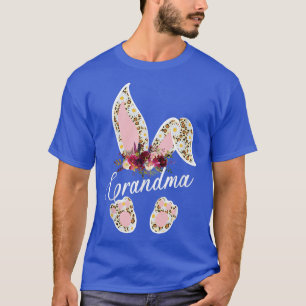 T-shirt Léopard Pâques Grand-mère Bunny jumelé famille hât