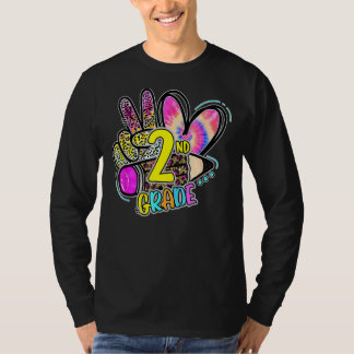 T-shirt Leopard Peace Out Deuxième année 2e année Dernière