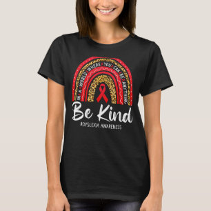 T-shirt Leopard Rainbow Be Genre Red Ribbon Dyslexia Award