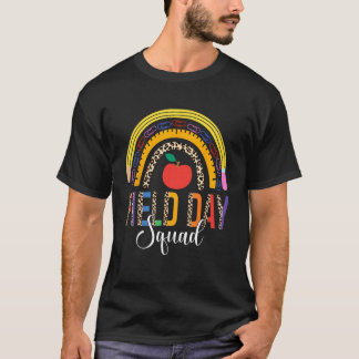 T-shirt Leopard Rainbow Field Day Squad Enseignants amusan