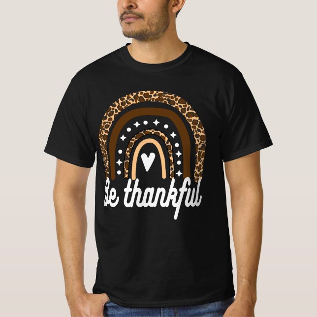 T-SHIRT LEOPARD RAINBOW - SOYEZ RECONNAISSANT (Devant)