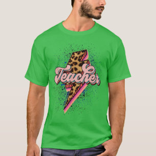 T-shirt Leopard Rock Star Teacher Rocks and Roll Last Day 
