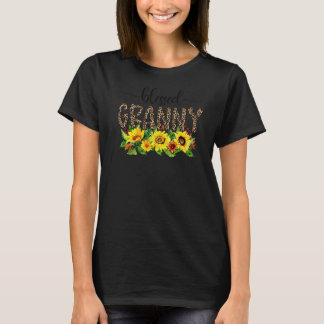 T-shirt Léopard Tournesol Béni Granny Granny Mère